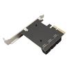 PCIe SATA Adapter 6 Port SATA III to PCI Express 3.0 4X Internal Expansion Card for for Windows  NAS LINUX Accessories