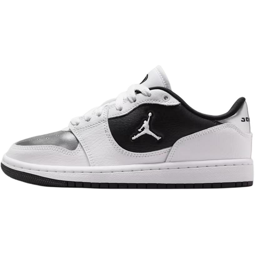 Jordan COURT CONNECT Low top Children's Basketball Shoes White Black Unisex IR2298-100