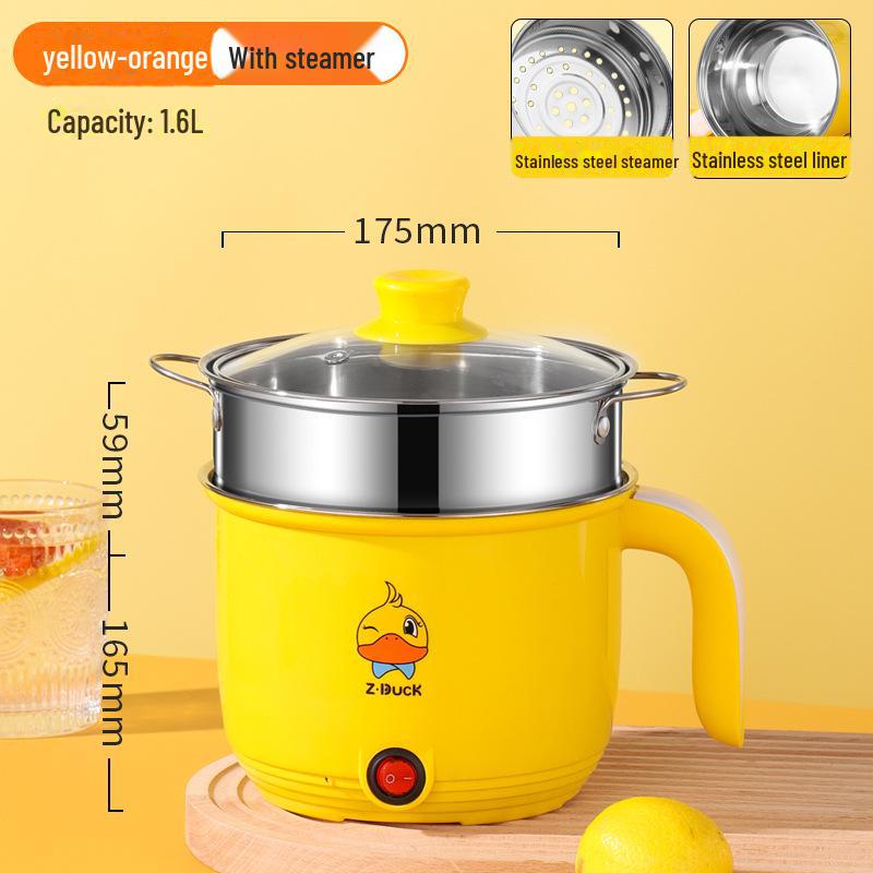 Компактная многофункциональная электрическая плита: Мини-рисоварка и горшочек для лапши для студенческих общежитий