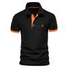 Deer Embroidered Polo Shirt Short Sleeve Judy Mesh Lapel Men's T-Shirt Plenty