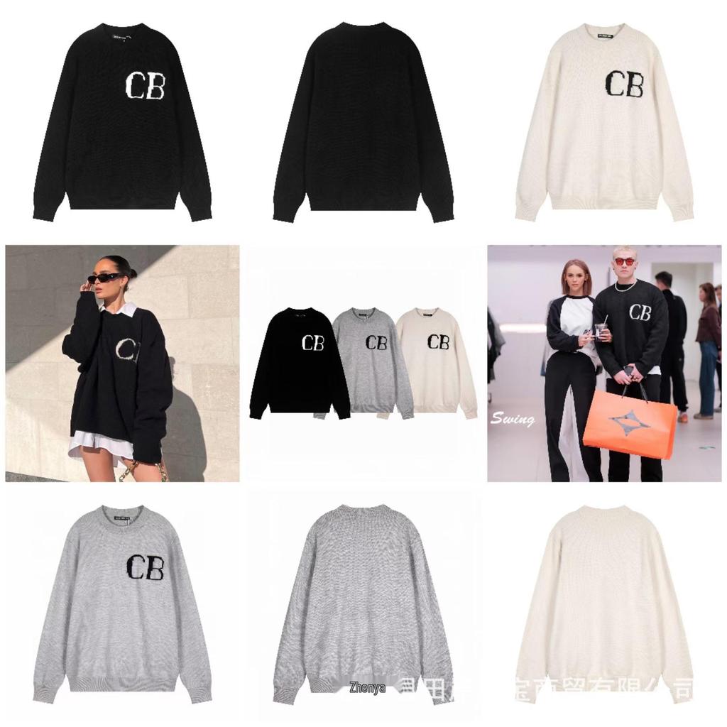 Новый вязаный свитер Cole Buxton в уличном стиле с буквенным слоганом, унисекс