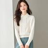 Srcr Women's Premium 100% Wool Collared Knit Sweater