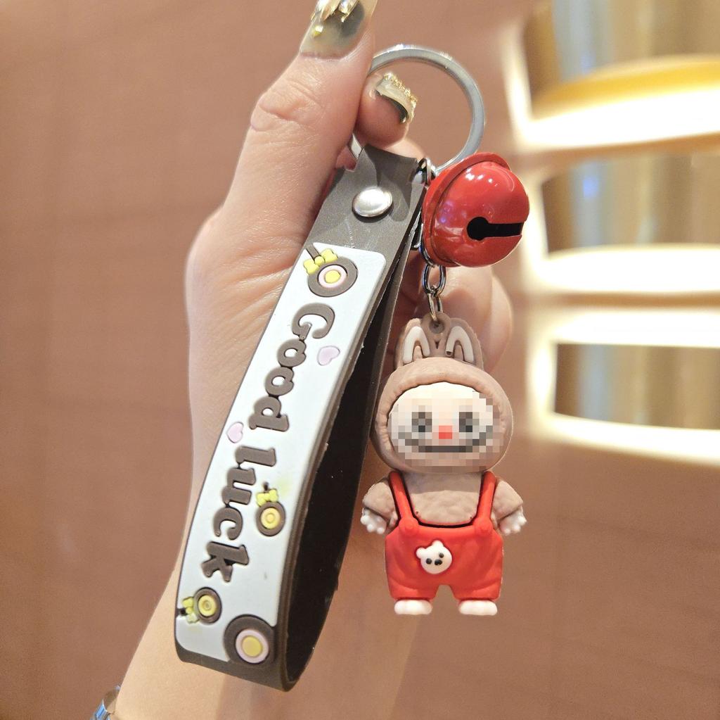 Cartoon Keychain Pendant, Wooden Stick Figure, Key Chain, Blind Box, Tide Play Pendant.