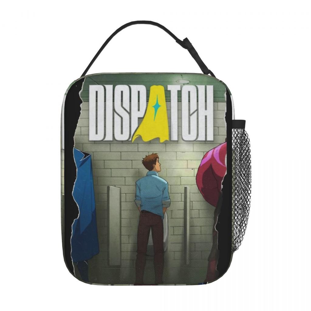 Сумка-ланчбокс с принтом 'Dispatch Game', утепленная, герметичная, многоразовая, термосумка, сумка-тоут, ланч-бокс для работы, путешествий, для мужчин, женщин