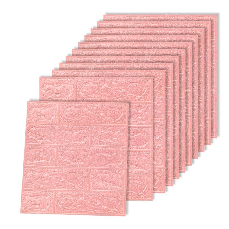 3D Трехмерные настенные наклейки Самоклеящиеся обои Декоративные наклейки против столкновений 10 шт.