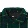 Vans Куртка на молнии с клетчатым принтом Куртки унисекс Зеленая VN0A7YGN2TD
