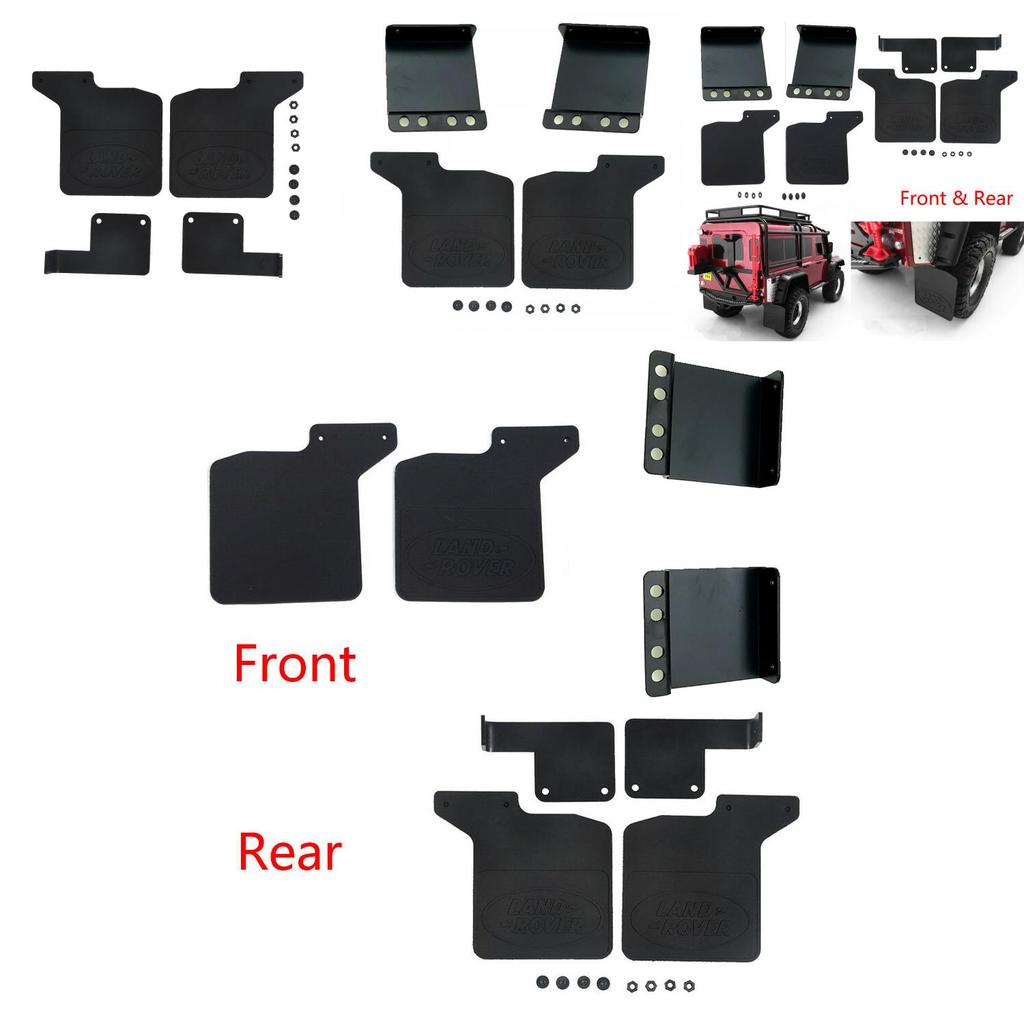Брызговики из резины премиум-качества для радиоуправляемых автомобилей Traxxas Trx-4 D110 Defender масштаба 1/10