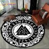 Viking Valknut Yggdrasil Tree of Life круглый ковер, ковер для гостиной, спальни, дивана, декор игровой комнаты, нескользящий напольный коврик