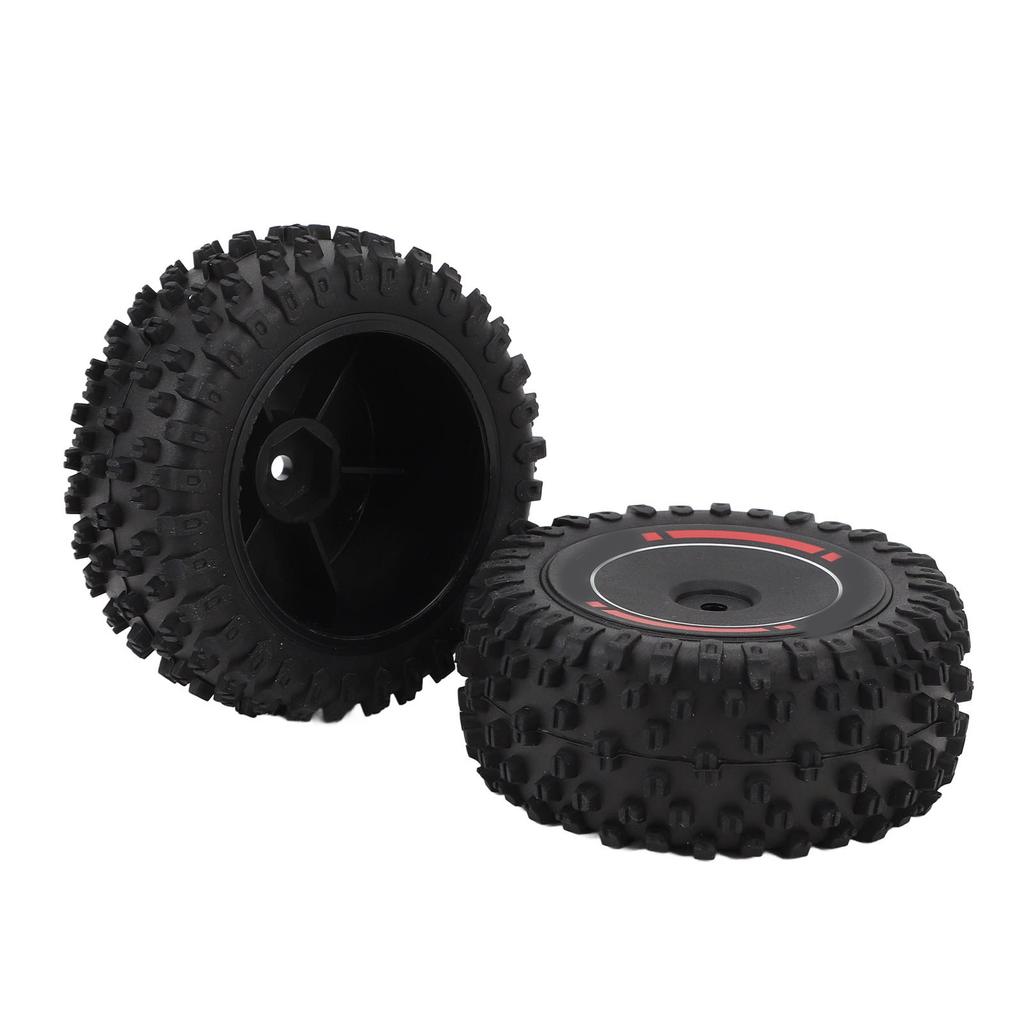 2 шт. Задняя шина для радиоуправляемой машинки, хорошее сцепление, противоскользящая резиновая задняя шина, замена для WLTOYS 124010