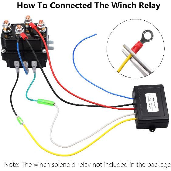 Wireless Winch Remote Control Kit For Car Truck Jeep ATV SUV 12V 24V Handset Recovery Winch Control Remote Electric Remote Control Waterproof Winches