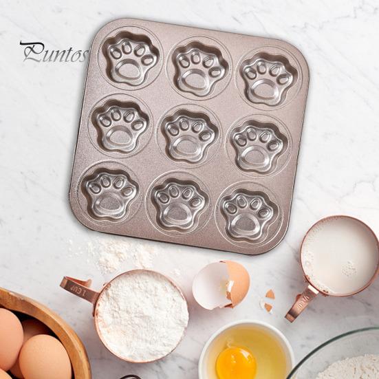 Противень для выпечки в форме мультяшного медведя Нелипкий Пищевой класс Устойчив к высоким температурам Утолщенная 9 решеток Нержавеющая сталь Легко вынимается из формы Равномерный нагрев