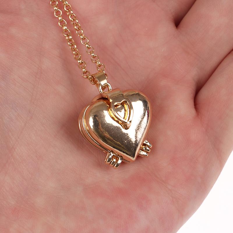 Ювелирные изделия своими руками, винтажное 4-слойное ожерелье-медальон в форме сердца с фотографией, открывающийся кулон