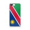Coque iPhone - Namibie - Drapeau - Souple - Multicolore - Compatible iPhone 7 Plus
