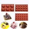 Multi-Cavity Silicone Mold for Mooncakes Chocolate Mousse Cake Filling Semi-Sphere Baking Decorations DIY Dessert Making
