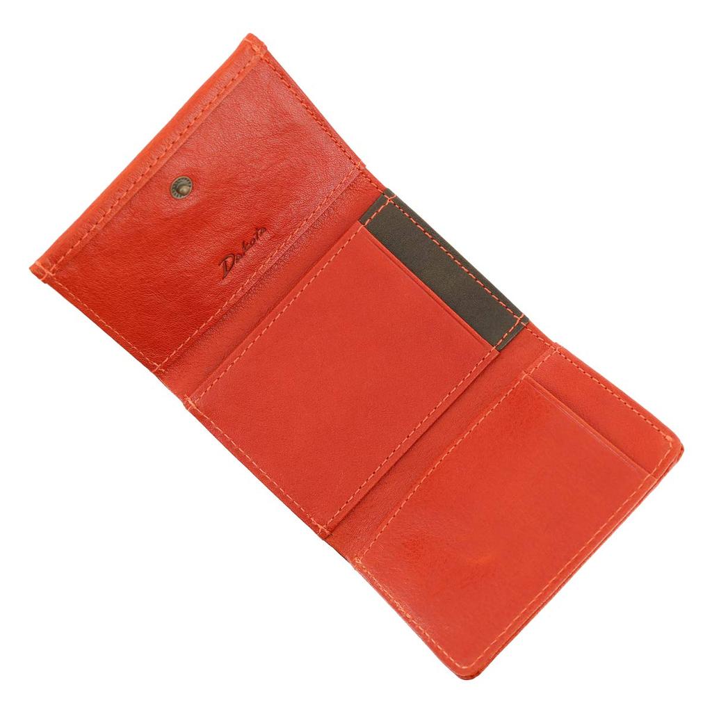 Trifold Wallet Genuine Leather Pizzicato Green [Dakota] Women's DA-36360-50