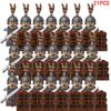 Ming Dynasty Soldiers Weapons Action Figure Accessories Helmet Armor Medieval Building Blocks Bricks Toys For Children Gifts