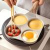 4 Holes Frying Pan Omelet Egg Frying Pan Cookware Non-Stick Pancake Pan  Gas Stove