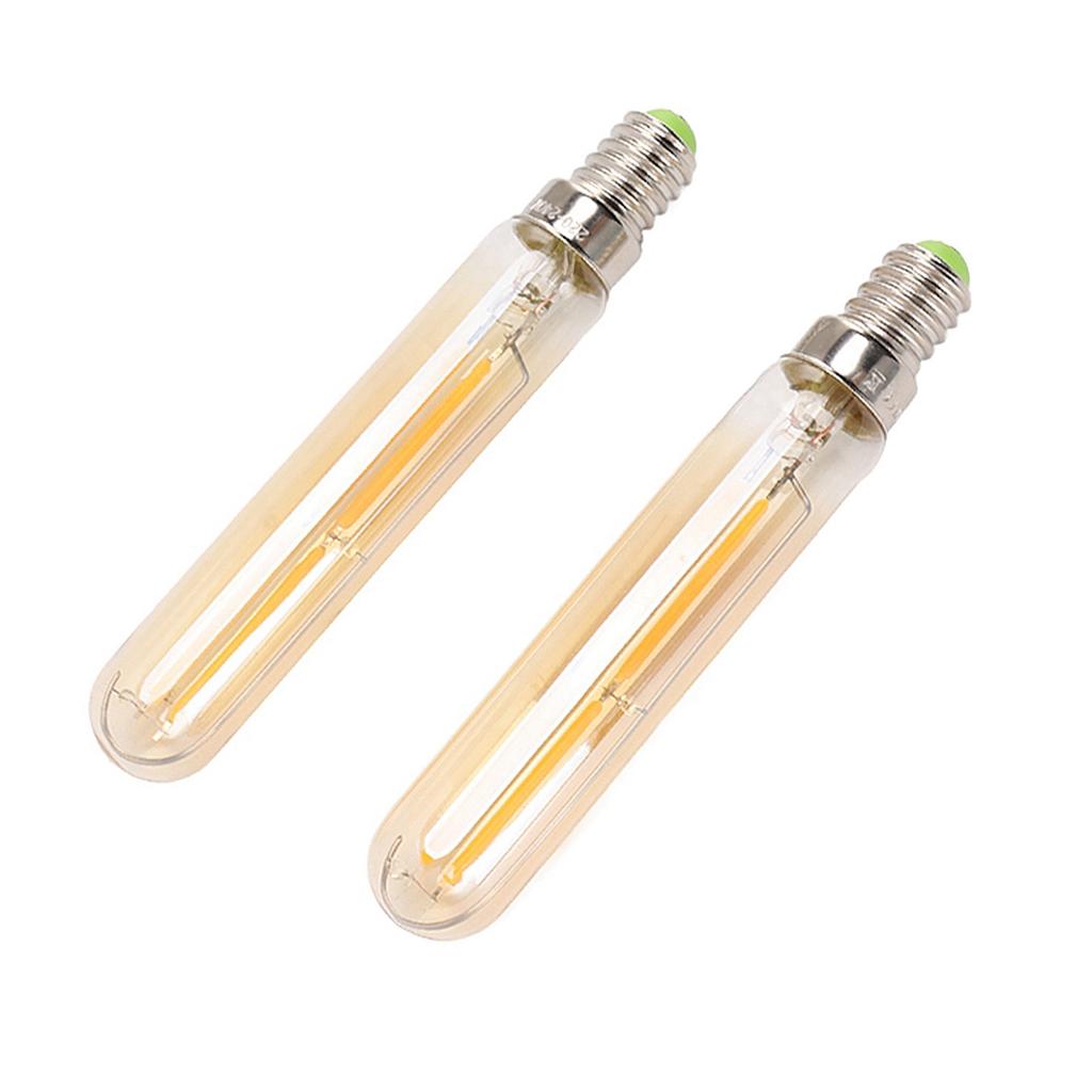 2 шт. Светодиодная трубчатая лампа 4 Вт E14 2300K Трубчатая лампа T20x120 220-240 В для освещения