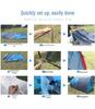 8-Person Large Tunnel Tent: Waterproof Sunshade for Camping