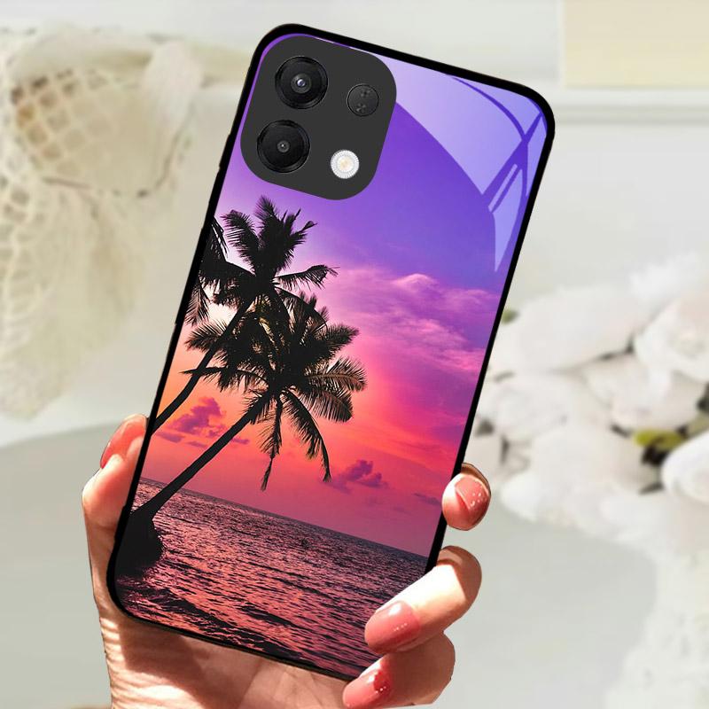 Чехол для OPPO K13 5G Крутой Лев Волк Закаленное Стекло Задняя Крышка Для OPPO K13 OPPOK13 Чехол Для Телефона Защитный Чехол K 13 Fundas Capa