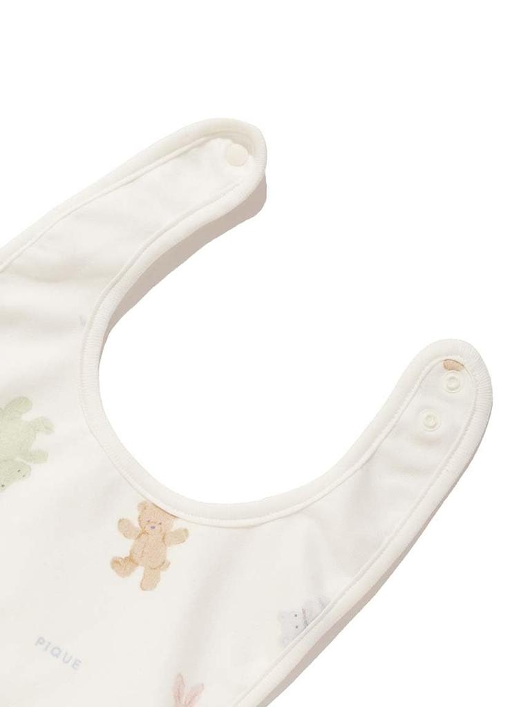 Gelato Pique Baby Plush Bib (PBGG251618OWHTF)