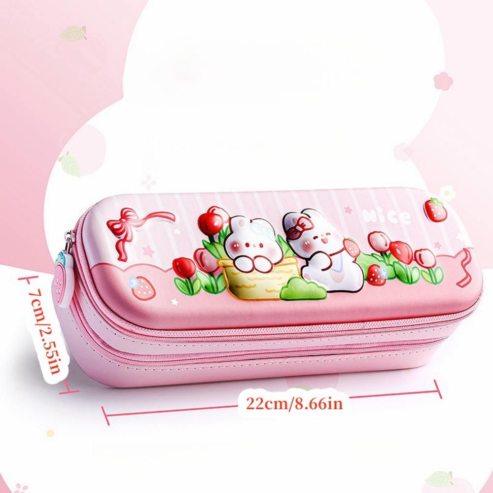 3D Kawaii пенал EVA большой емкости водонепроницаемый легкий пенал для школьных принадлежностей канцелярская сумка