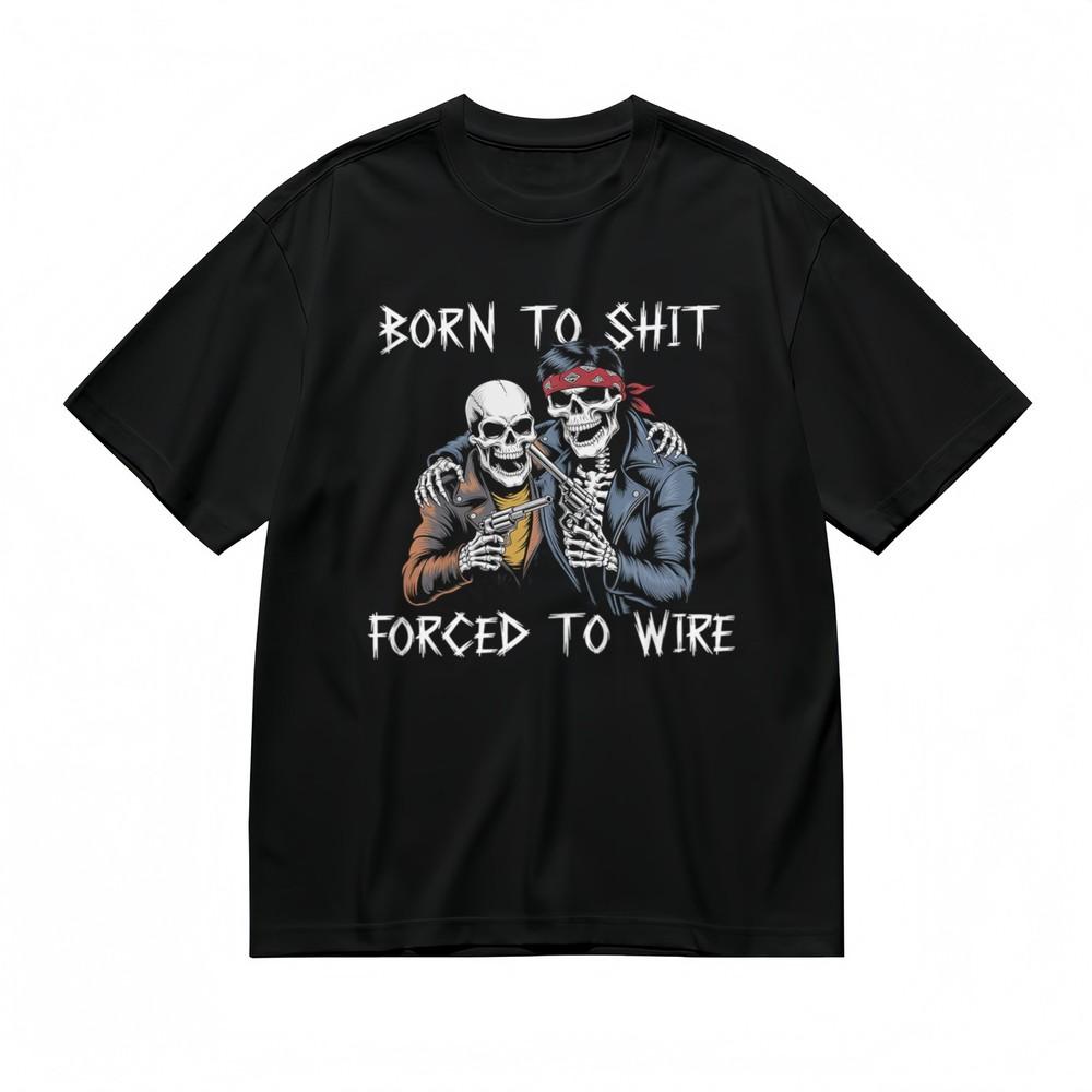 Women's Trend Comfy Classic T-Shirt Minimalist Silhouette Pattern Design Tee