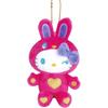 Коллекция Маскотов Hello Kitty Разноцветный Кролик Малиновая Плюшевая Игрушка