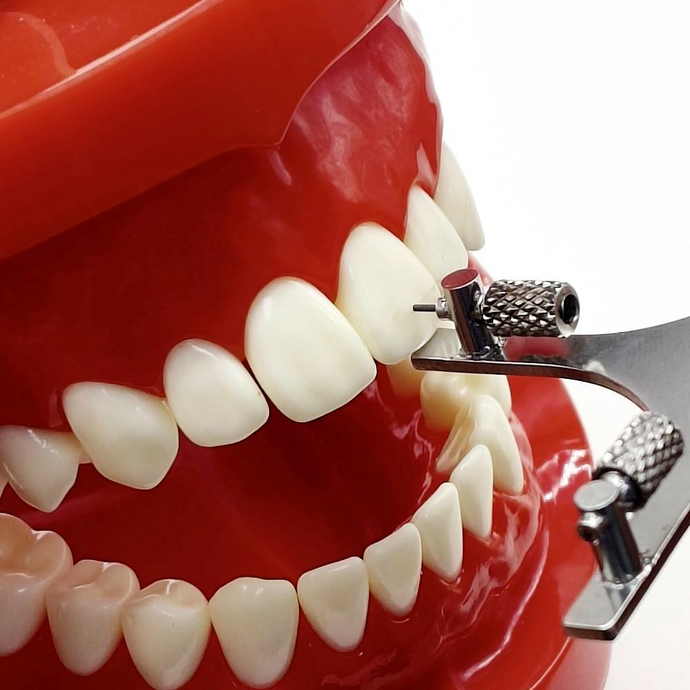 Крестообразный ортодонтический позиционер для брекетов, высокоточный позиционер для брекетов из нержавеющей стали с карандашным грифелем