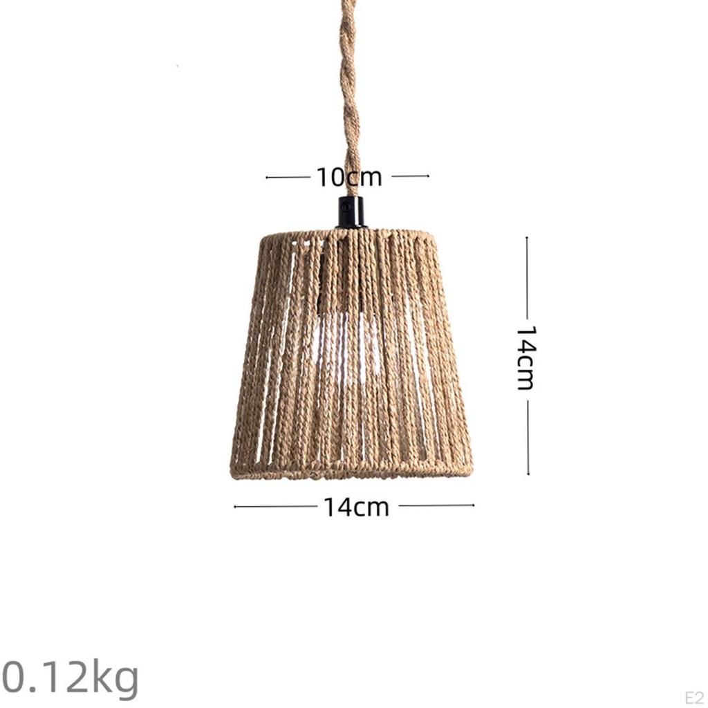 Крышка потолочного светильника, подвесной абажур, абажур из веревки для прикроватной кухни в доме