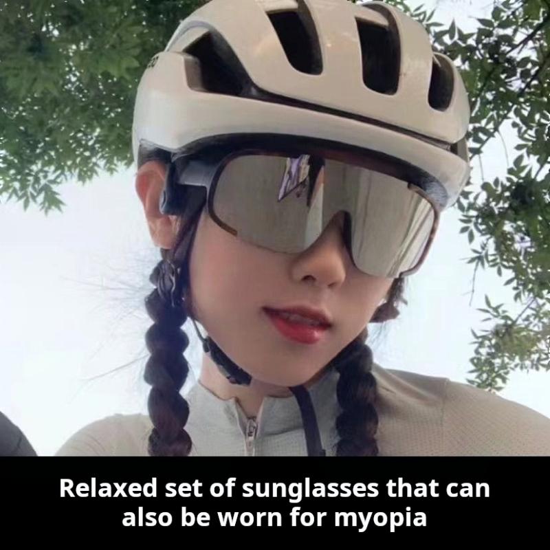 Cycling glasses myopia glasses men's and women's outdoor sports hiking sunglasses windproof and sand skiing goggles goggles