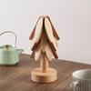Подставка в виде дерева Деревянные подставки под горячее Защитная подкладка Креативный коврик для стола Столешницы