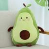 Плюшевая игрушка, зеленая кукла авокадо, подушки, мультяшный фрукт авокадо, большой