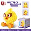Милые Магические Мини-блоки Мультяшная Модель Динозавра Аниме Строительная Игрушка Juguetes Аукционная Фигурка Детские Подарки Подарок для Девочек
