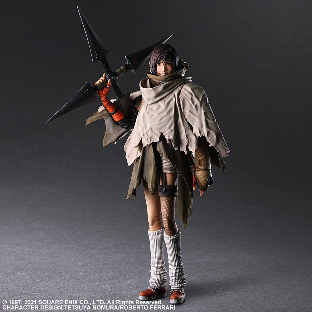 Final Fantasy VII Remake Intergrade PLAY ARTS Кай Юффи Кисараги подвижная окрашенная фигурка из ПВХ