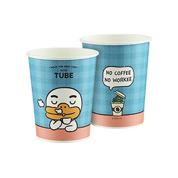 Kakao Friends Бумажный стаканчик Ryan Cafe Ryan 285 мл x 50 шт + Apeach 285 мл x 25 шт + тюбик 285 мл x 25 шт Набор, 1 комплект, Корейский лучший персонаж