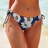 Винтажные плавки бикини с высокой талией и регулируемыми завязками — полностью закрывающие купальники в различных узорах и цветах