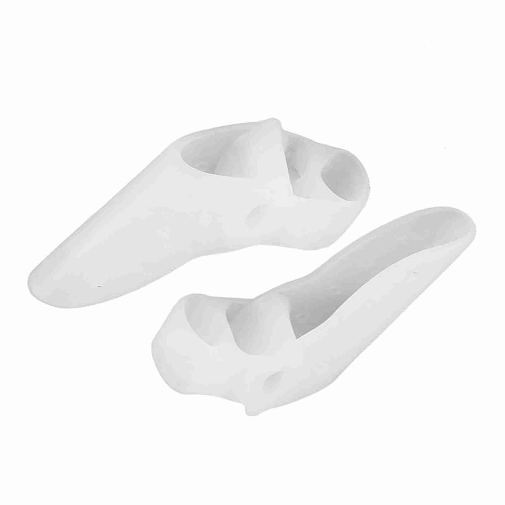 2 пары гелевых разделителей пальцев ног для коррекции вальгусной деформации молоткообразных пальцев ног, уход за ногами