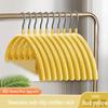 Luxury Non-Slip Plastic Hanger for Adults - Traceless Semicircular Design for Home & Clothing Stores