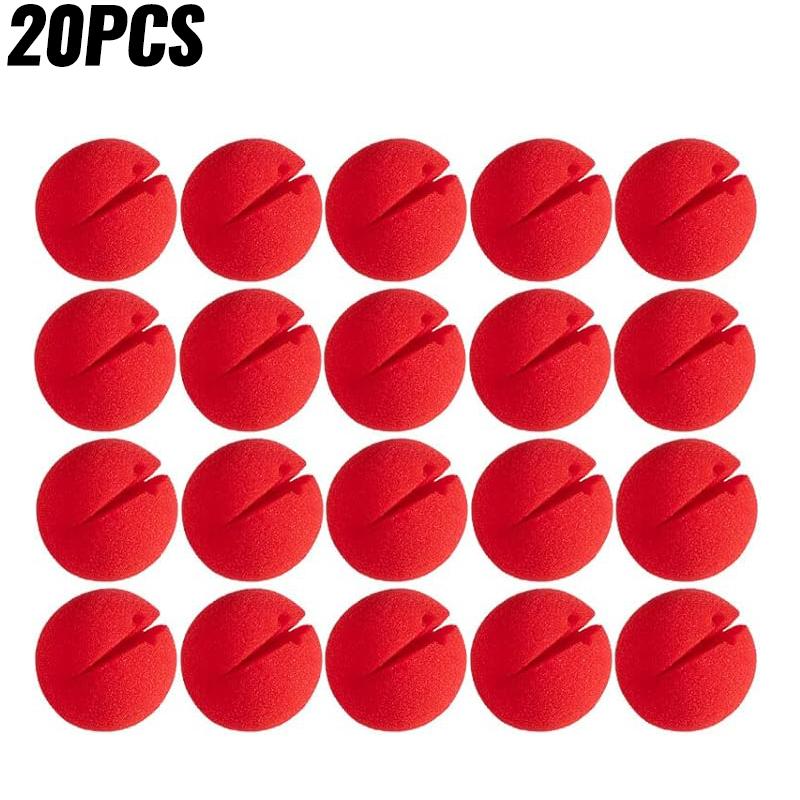 Красный губчатый нос клоуна, пенопластовый нос клоуна, шар для косплея на Хэллоуин, реквизит для цирковых представлений, украшения для рождественской вечеринки