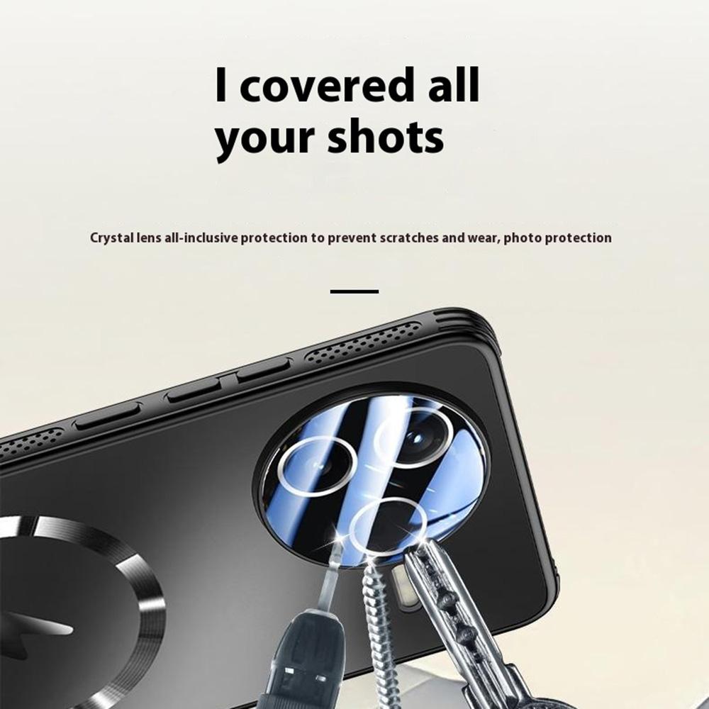 Для Xiaomi Redmi K80 5G/Poco F7 Pro 5G Чехол Совместимый с MagSafe Матовый ПК+ТПУ Теплоотводящая Накладка для Телефона