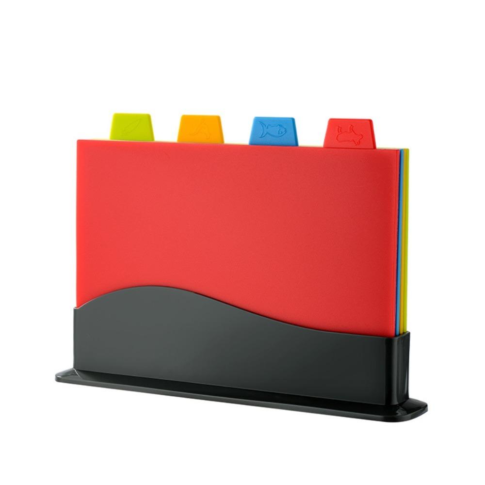 Non-Slip Cutting Board Set Hygienic Color Coded Board Set Chopping Board Set  Vegetable Prep