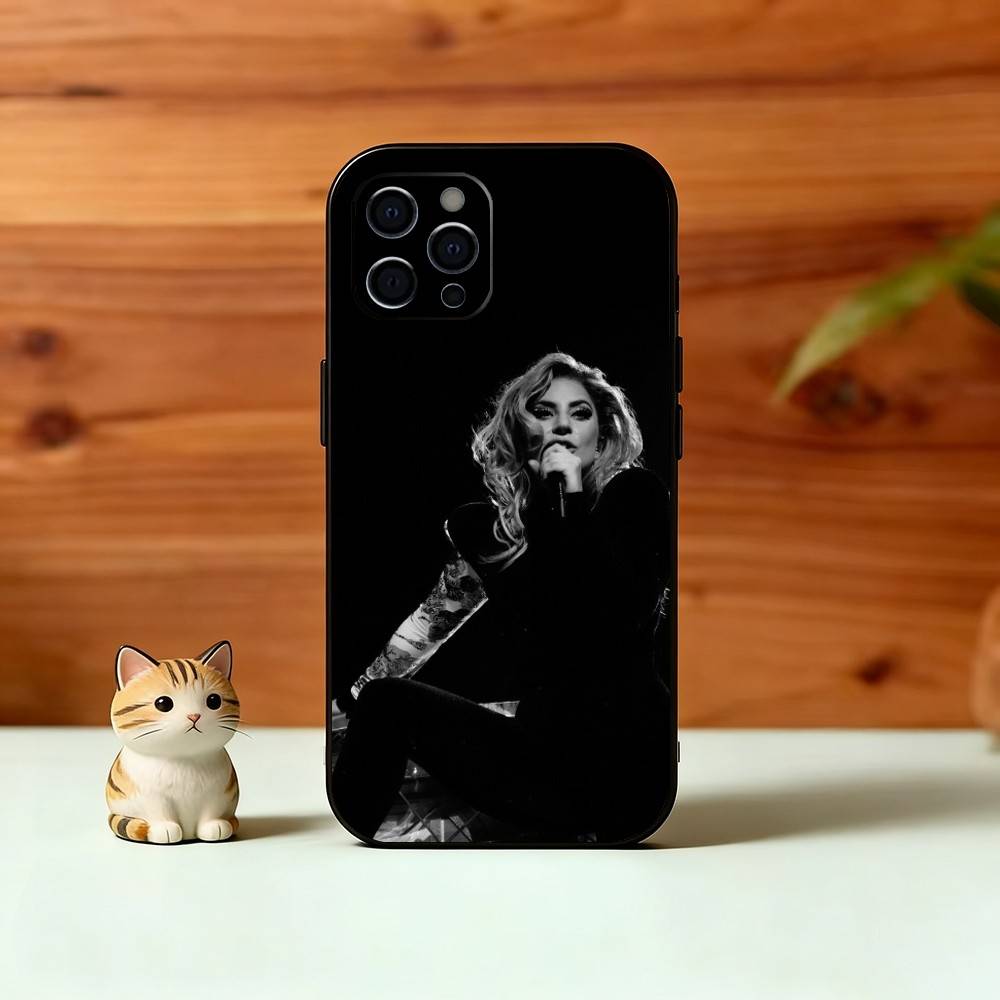 G-Gaga L-L Чехол для телефона для iPhone 17, 16, 15, 14, 13, 12, 11 Plus, Pro Max, Другие Мягкий Черный Чехол