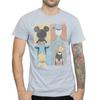 Disney Mens Mickey Mouse Four Backs T-Shirt