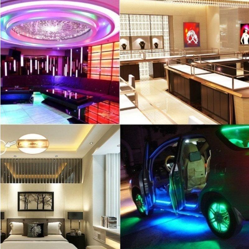 Светодиодная лента постоянного тока 12 В 2835 SMD 5M, рулон ленты для ленточной лампы для наружного освещения