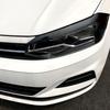 2 шт. Наклейка на брови фары для VW Volkswagen Polo Mk6 2019-2023 Защитная накладка на переднюю фару Аксессуары для стайлинга автомобиля