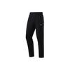Li Ning Training Series быстросохнущие прохладные спортивные длинные брюки мужские низы черного цвета AYKR101-4