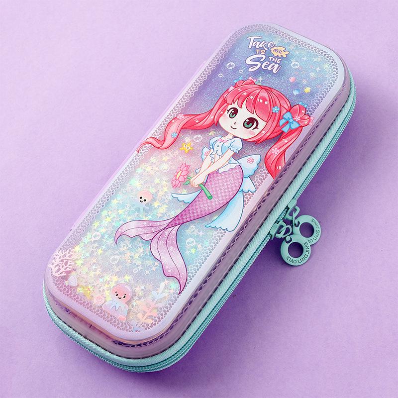 Умный пенал из термополиуретана с рисунком из мультфильма «Зыбучие пески» для студентов 