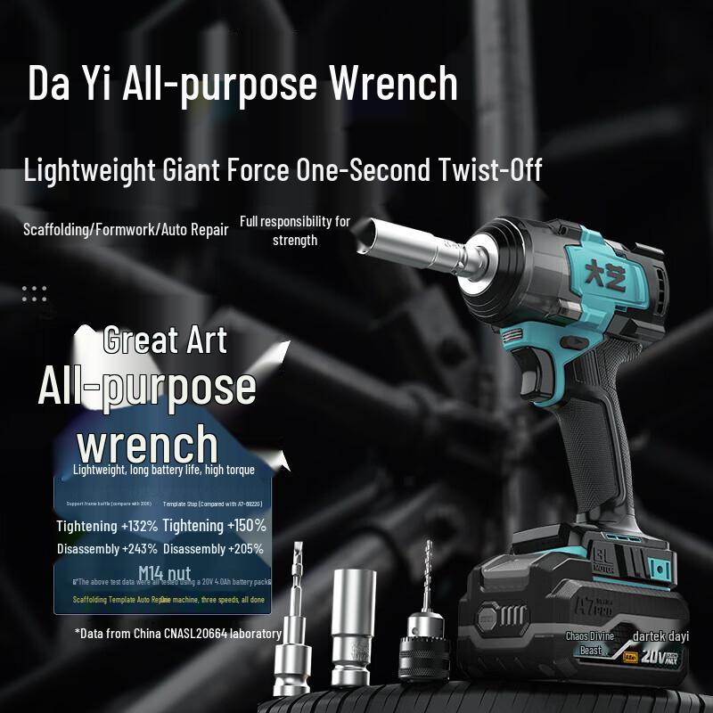 Dayi 20V Cordless Brushless Impact Wrench CN plug (adapter included)