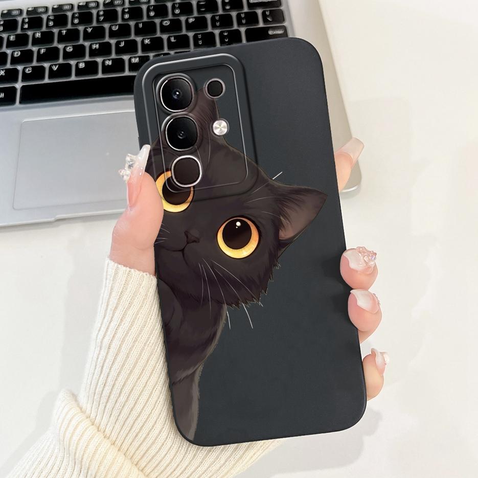 Чехол для Vivo Y29 4G 5G Модный Чехол-Защита с Мультяшным Кроликом Ударопрочный Чехол для Телефона Для Vivo Y29s Y 29 s VivoY29 5G V2420 Мягкий ТПУ Fundas